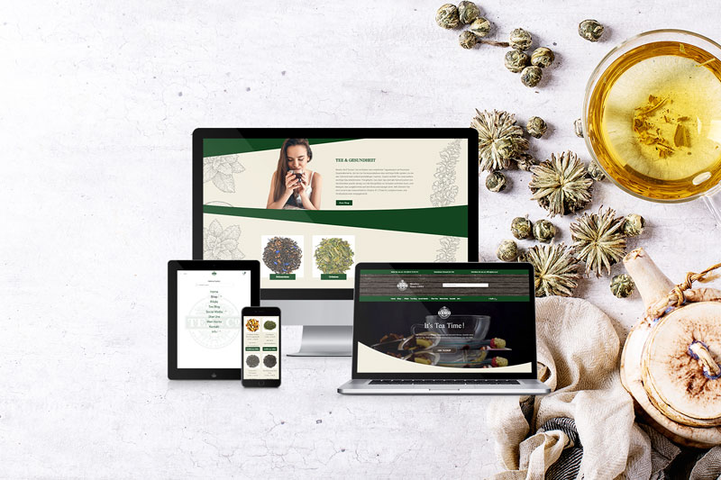 tea and co Onlineshop Webshop Webdesign